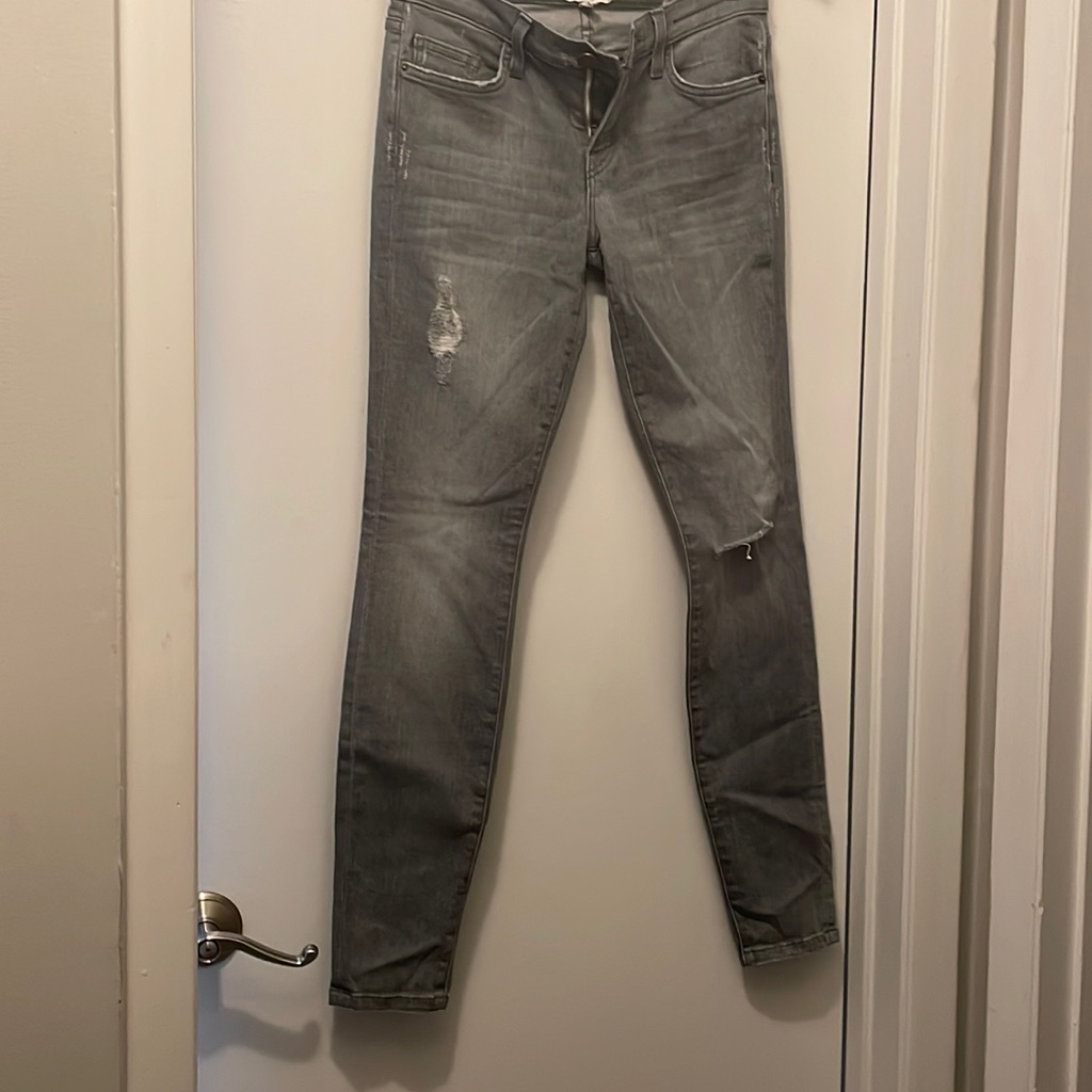Current/Elliott Grey Denim Jeans